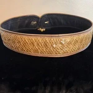 Marconi | Accessories | Marconi Python Belt With Jeweled 